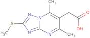 2-[5,7-Dimethyl-2-(methylsulfanyl)-[1,2,4]triazolo[1,5-a]pyrimidin-6-yl]acetic acid