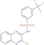 N-(3-Chloroquinoxalin-2-yl)-3-(trifluoromethyl)benzenesulfonamide