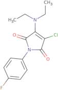 3-Chloro-4-(diethylamino)-1-(4-fluorophenyl)-2,5-dihydro-1H-pyrrole-2,5-dione