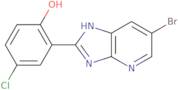 2-{6-Bromo-3H-imidazo[4,5-b]pyridin-2-yl}-4-chlorophenol