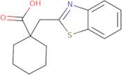 1-(1,3-Benzothiazol-2-ylmethyl)cyclohexane-1-carboxylic acid