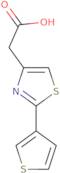 2-[2-(Thiophen-3-yl)-1,3-thiazol-4-yl]acetic acid