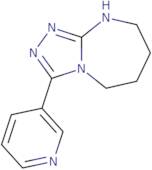 3-(Pyridin-3-yl)-6,7,8,9-tetrahydro-5H-[1,2,4]triazolo[4,3-a][1,3]diazepine