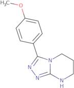 3-(4-Methoxyphenyl)-5H,6H,7H,8H-[1,2,4]triazolo[4,3-a]pyrimidine