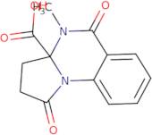 4-Methyl-1,5-dioxo-1H,2H,3H,3aH,4H,5H-pyrrolo[1,2-a]quinazoline-3a-carboxylic acid