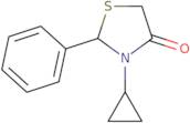 3-Cyclopropyl-2-phenyl-1,3-thiazolidin-4-one