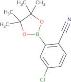 4-Chloro-2-(4,4,5,5-tetramethyl-1,3,2-dioxaborolan-2-yl)benzonitrile