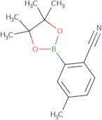 4-Methyl-2-(4,4,5,5-tetramethyl-1,3,2-dioxaborolan-2-yl)benzonitrile