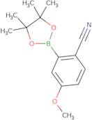 4-Methoxy-2-(4,4,5,5-tetramethyl-1,3,2-dioxaborolan-2-yl)benzonitrile