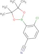 2-Chloro-5-cyanophenyl boronic acid pinacol ester
