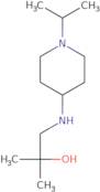 2-Methyl-1-[(1-propan-2-ylpiperidin-4-yl)amino]propan-2-ol