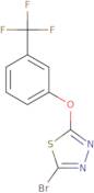 2-Bromo-5-[3-(trifluoromethyl)phenoxy]-1,3,4-thiadiazole