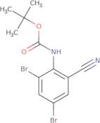 tert-Butyl (2,4-dibromo-6-cyanophenyl)carbamate