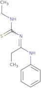 N-[(Ethylamino)thioxomethyl]-N-phenylpropanimidamide