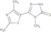 5-(2,4-Dimethylthiazol-5-yl)-4-methyl-4H-1,2,4-triazole-3-thiol