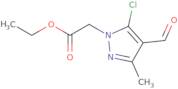 Ethyl 2-(5-chloro-4-formyl-3-methyl-1H-pyrazol-1-yl)acetate