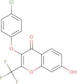 3-(4-Chlorophenoxy)-7-hydroxy-2-(trifluoromethyl)-4H-chromen-4-one