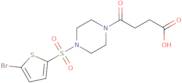 4-{4-[(5-Bromothiophen-2-yl)sulfonyl]piperazin-1-yl}-4-oxobutanoic acid