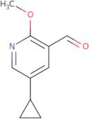 5-Cyclopropyl-2-methoxynicotinaldehyde