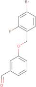 3-(4-Bromo-2-fluorobenzyloxy)benzaldehyde