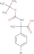 2-(4-Bromophenyl)-2-{[(tert-butoxy)carbonyl]amino}propanoic acid