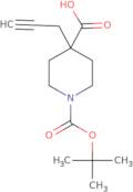 1-[(tert-Butoxy)carbonyl]-4-(prop-2-yn-1-yl)piperidine-4-carboxylic acid