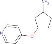 3-(Pyridin-4-yloxy)cyclopentanamine