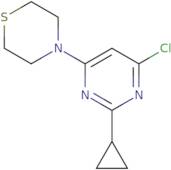4-(6-Chloro-2-cyclopropylpyrimidin-4-yl)thiomorpholine