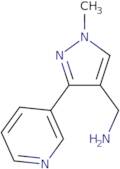 [1-Methyl-3-(pyridin-3-yl)-1H-pyrazol-4-yl]methanamine