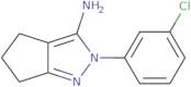 2-(3-Chlorophenyl)-2H,4H,5H,6H-cyclopenta[C]pyrazol-3-amine