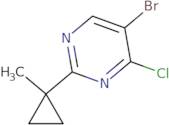 5-Bromo-4-chloro-2-(1-methylcyclopropyl)pyrimidine