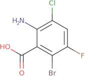 2-Amino-6-bromo-3-chloro-5-fluorobenzoic acid