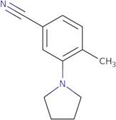 4-Methyl-3-(pyrrolidin-1-yl)benzonitrile