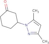 3-(3,5-Dimethyl-1H-pyrazol-1-yl)cyclohexan-1-one