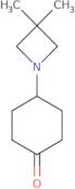 4-(3,3-Dimethylazetidin-1-yl)cyclohexan-1-one