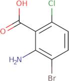 2-Amino-3-bromo-6-chlorobenzoic acid