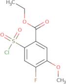 Ethyl 2-(chlorosulfonyl)-4-fluoro-5-methoxybenzoate