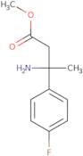 Methyl 3-amino-3-(4-fluorophenyl)butanoate