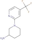 1-[4-(Trifluoromethyl)pyridin-2-yl]piperidin-3-amine