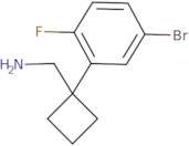 [1-(5-Bromo-2-fluorophenyl)cyclobutyl]methanamine