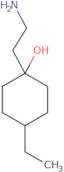 1-(2-Aminoethyl)-4-ethylcyclohexan-1-ol