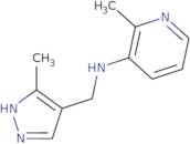 2-Methyl-N-[(3-methyl-1H-pyrazol-4-yl)methyl]pyridin-3-amine