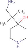 4-(1-Amino-2-methylpropan-2-yl)piperidin-4-ol