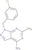 1-[(3-Chlorophenyl)methyl]-6-methyl-1H-pyrazolo[3,4-d]pyrimidin-4-amine