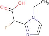 2-(1-Ethyl-1H-imidazol-2-yl)-2-fluoroacetic acid