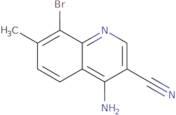 4-Amino-8-bromo-7-methylquinoline-3-carbonitrile