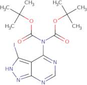 Imidodicarbonic acid, 2-(3-iodo-1H-pyrazolo[3,4-d]pyrimidin-4-yl)-, 1,3-bis(1,1-dimethylethyl) est…