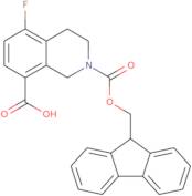 2-{[(9H-Fluoren-9-yl)methoxy]carbonyl}-5-fluoro-1,2,3,4-tetrahydroisoquinoline-8-carboxylic acid