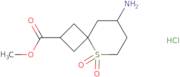 Methyl 8-amino-5-thiaspiro[3.5]nonane-2-carboxylate 5,5-dioxide hydrochloride