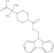 2-(4-{[(9H-Fluoren-9-yl)methoxy]carbonyl}piperazin-1-yl)-2-methylpropanoic acid